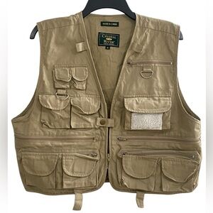 Crystal River Fly Fishing, Cool Cotton, Utility Vest, 27 Pockets, Sz M, NWOT